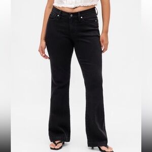 gap curvy long and lean jeans black petite